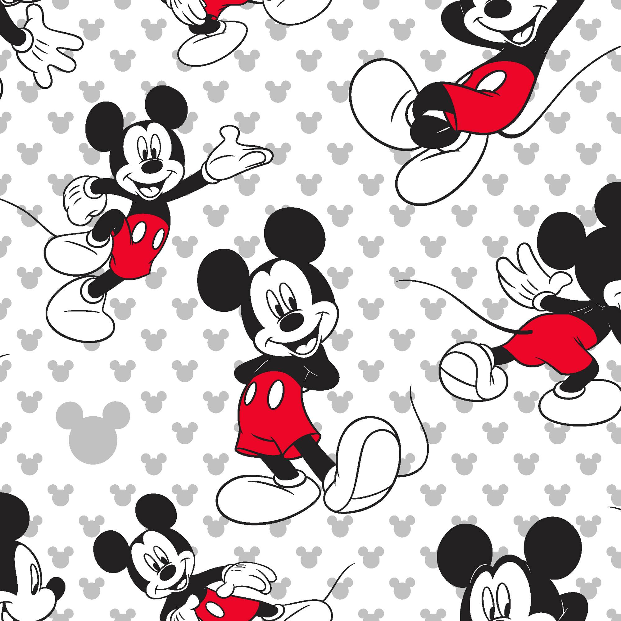Springs Creative Disney® Mickey Mouse on White Cotton Fabric